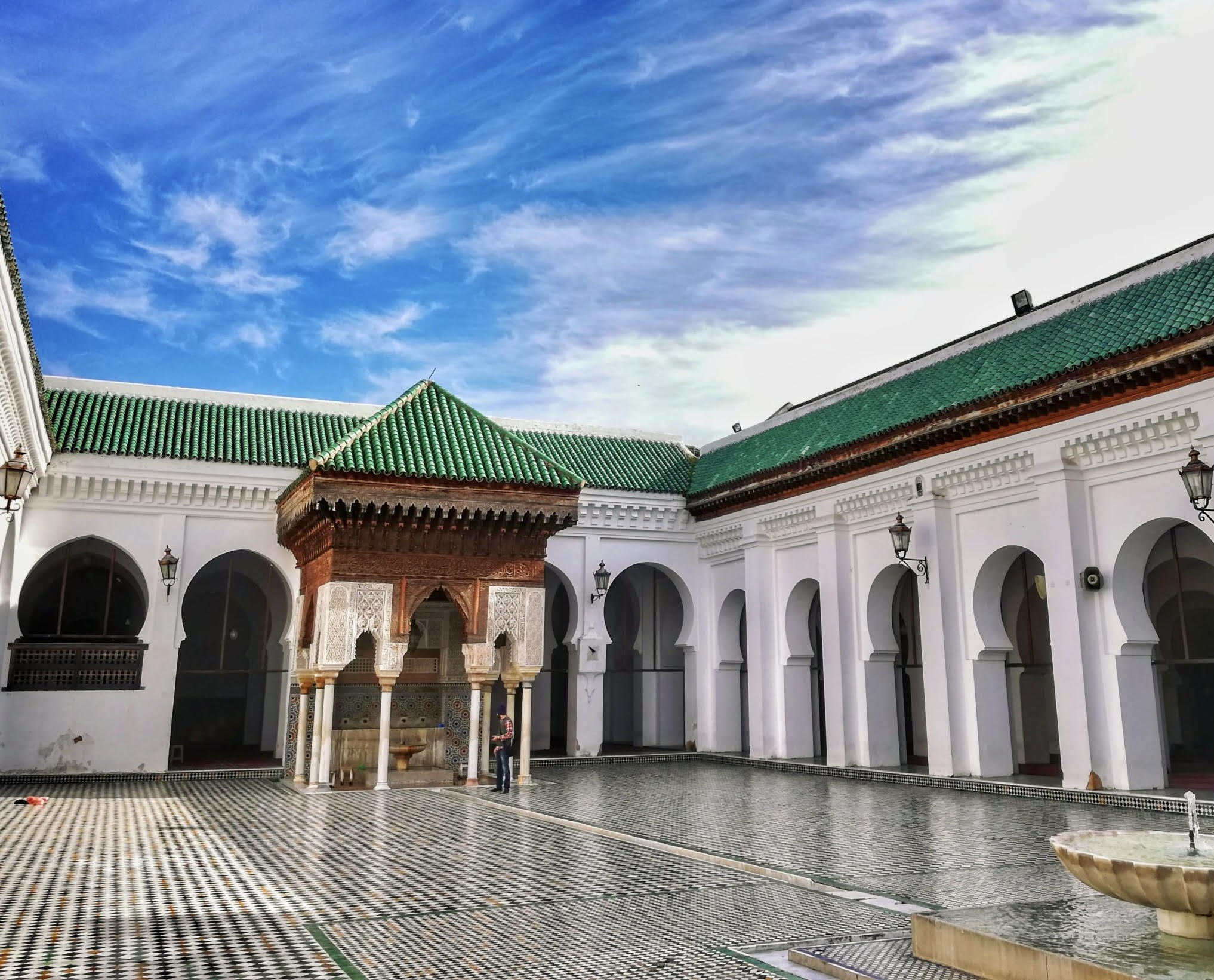 University of Al-Qarawiyyin or Al-Karaouine in Fes