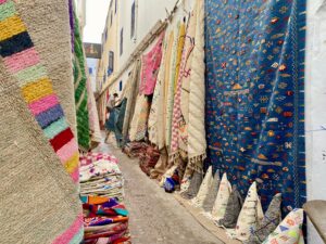 Crafts and carpets in Morocco